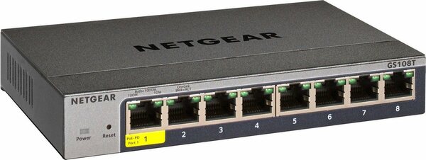 Bild 1 von NETGEAR GS108Tv3 Netzwerk-Switch