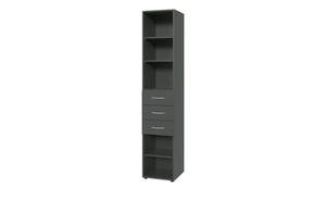 Regal  Multischrank-System ¦ grau ¦ Maße (cm): B: 30 H: 185 T: 40 Regale > Wandregale - Sconto
