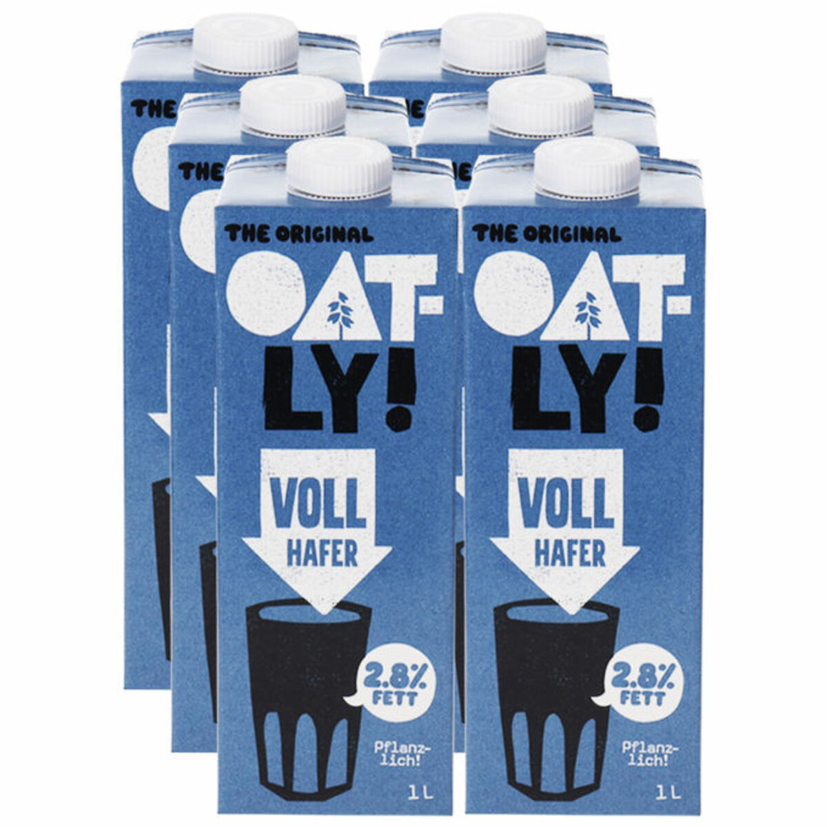 Bild 1 von Oatly Haferdrink 2,8% Fett, 6er Pack