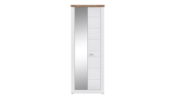 Bild 1 von Garderobenschrank ¦ weiß ¦ Maße (cm): B: 79 H: 204 T: 37 Flur- & Dielenmöbel > Garderobenschränke - Sconto