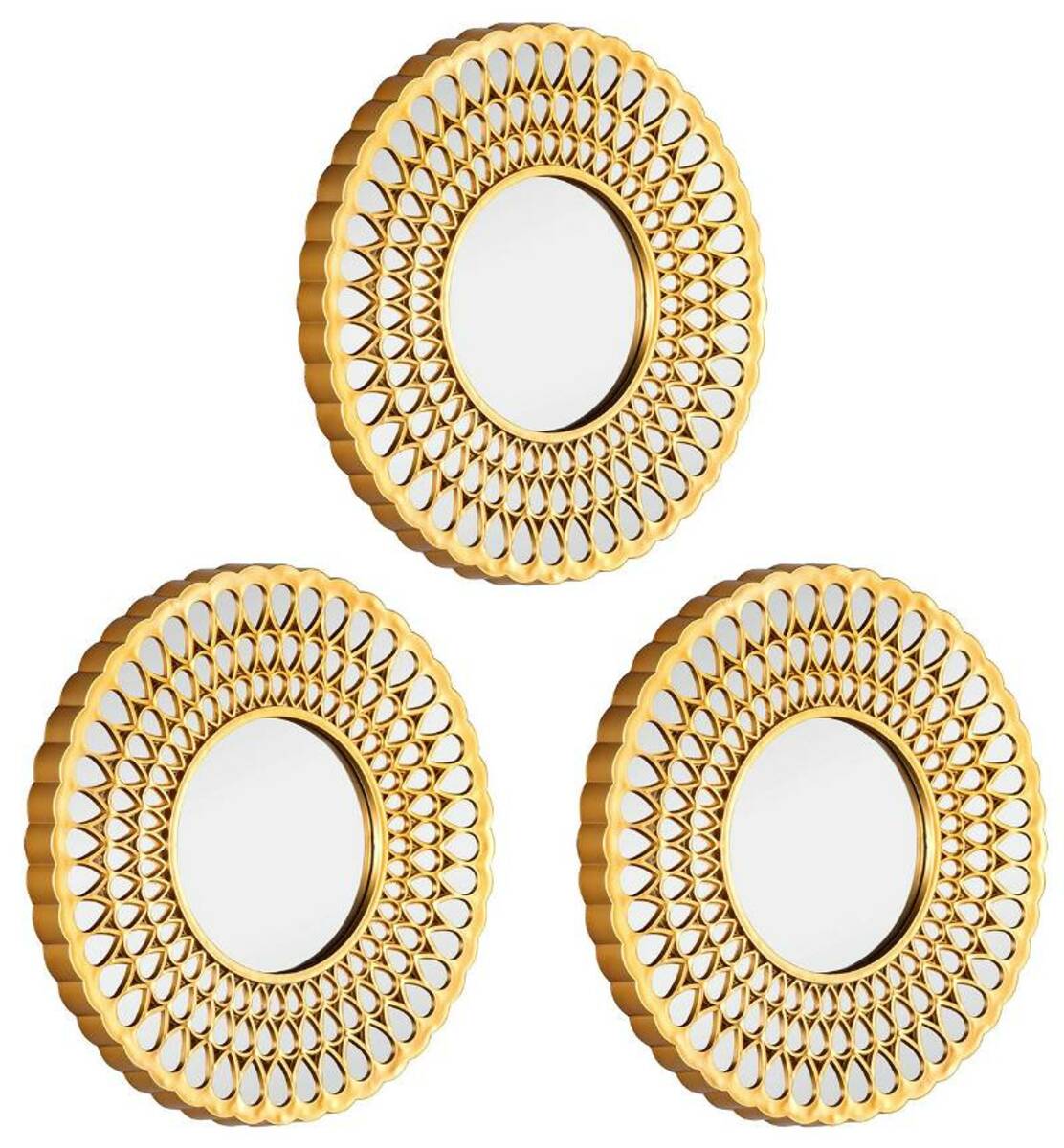 Bild 1 von XORA 3er Deko-Spiegel-Set JACKY, Kunststoff