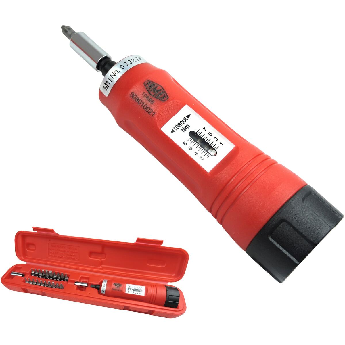 Bild 1 von FAMEX 10896 Drehmomentschlüssel 1/4" – 1-8 Nm - Schraubendreher