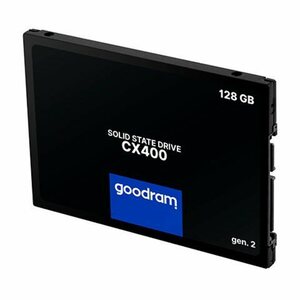 Goodram CX400 interne SSD (128 GB) 2,5 550 MB/S Lesegeschwindigkeit, 460 MB/S Schreibgeschwindigkeit, Gen. 2, SATA III"
