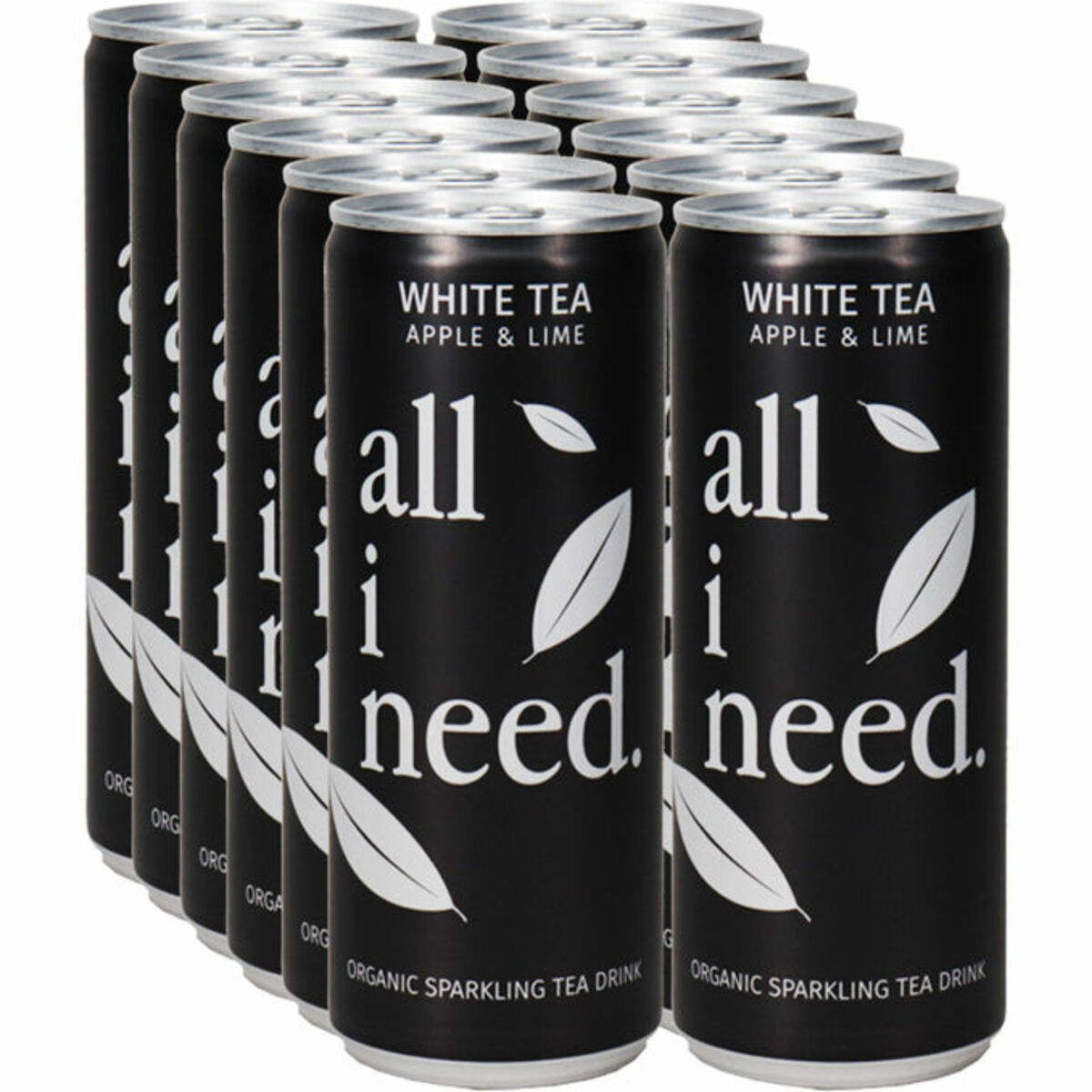 Bild 1 von all I need BIO Weißer Tee Apfel & Limette, 12er Pack (EINWEG) zzgl. Pfand