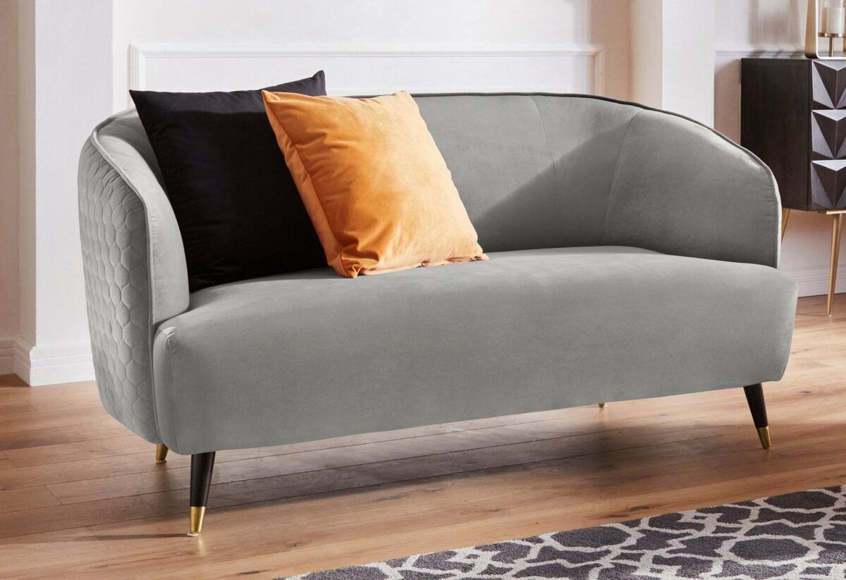 Bild 1 von Guido Maria Kretschmer Home&Living 2-Sitzer Oradea, mit eleganter Steppung auf Rückseite der Rückenlehne