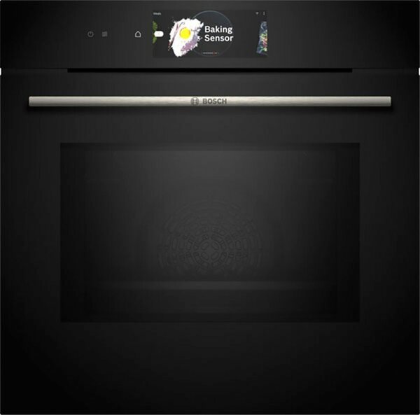 Bild 1 von BOSCH Backofen mit Mikrowelle Serie 8 HMG778NB1, mit 1-fach-Teleskopauszug, Pyrolyse-Selbstreinigung