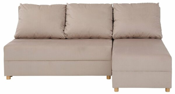 Bild 1 von INOSIGN Ecksofa Mick, Longchair links/rechts montierbar, wahlweise mit Bettfunktion, Beige