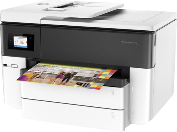 Bild 1 von HP OfficeJet Pro 7740 Tintenstrahldruck 4-in-1 Großformat-Multifunktionsdrucker WLAN Netzwerkfähig
