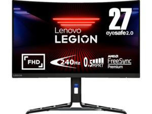 LENOVO Legion R27fc-30 27 Zoll Full-HD Gaming Monitor (1 ms Reaktionszeit, 240 Hz (übertaktet bis 280 Hz))