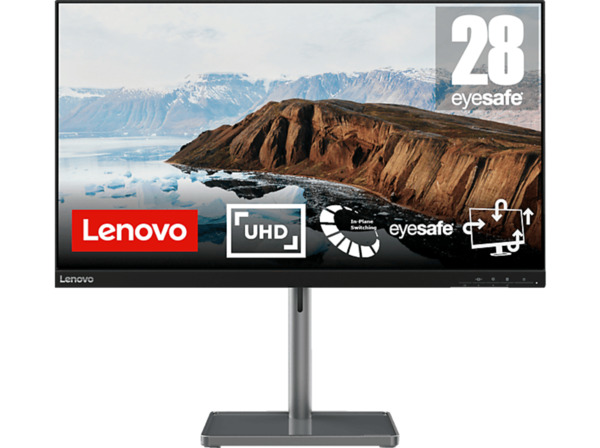 Bild 1 von LENOVO L28u-35 28 Zoll UHD 4K Monitor (4 ms Reaktionszeit, 60 Hz)