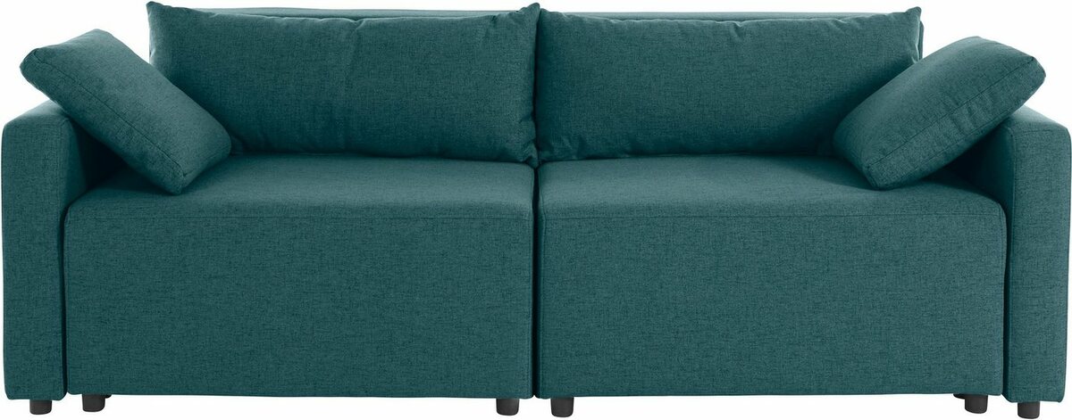 Bild 1 von INOSIGN 2-Sitzer Marva 2tlg., beide Elemente ausziehbar für Bettfunktion, mit Bettkasten, Blau