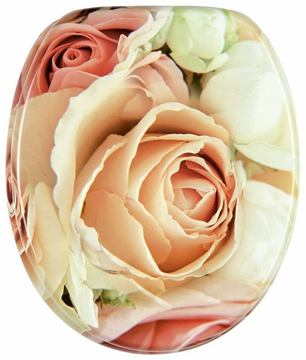 Bild 1 von Sanilo WC-Sitz Rosa Rose, mit Absenkautomatik