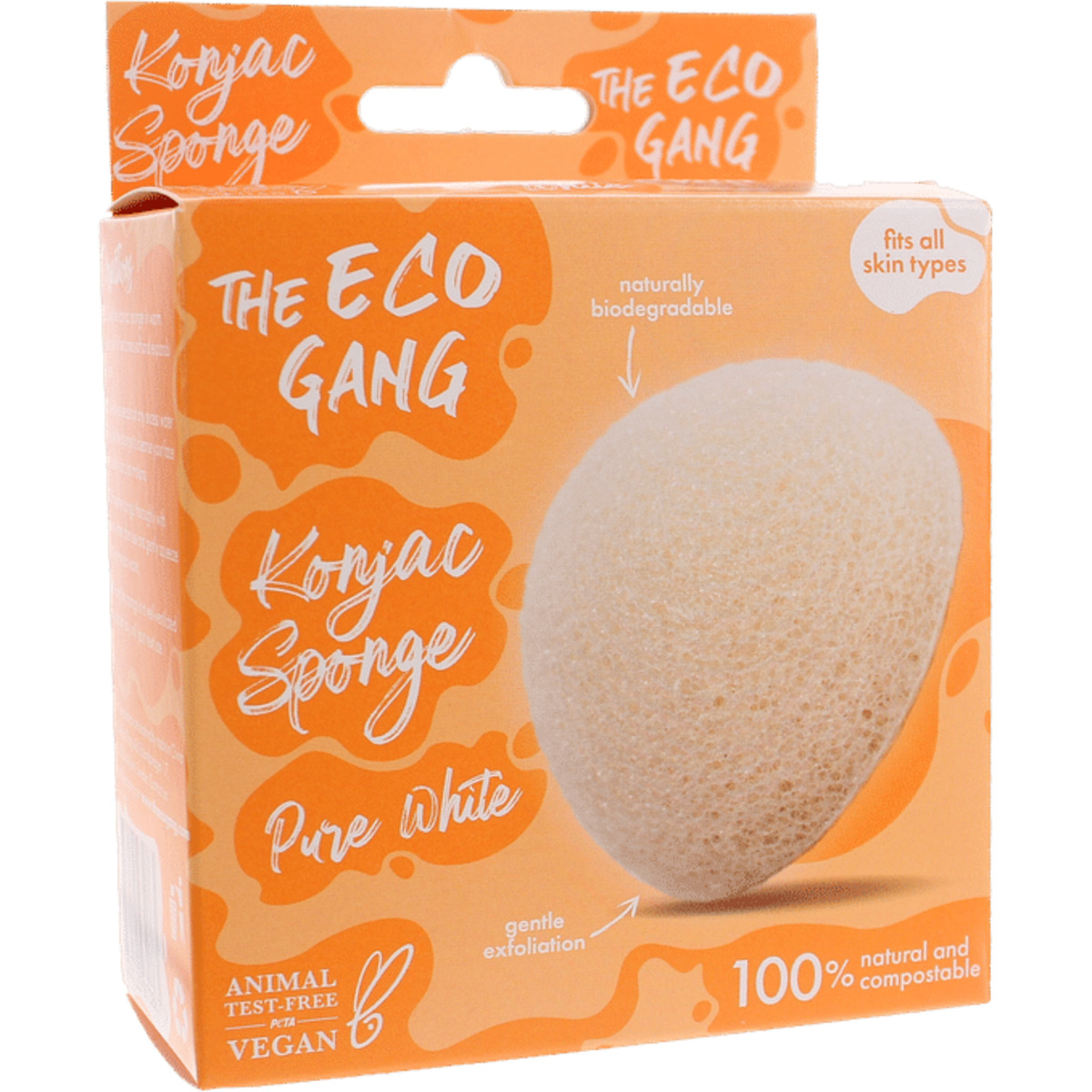 Bild 1 von The Eco Gang Konjac Schwamm Pure White