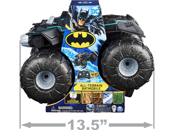 Bild 1 von SPIN MASTER BAT Batman All Terrain Batmobile 10cm R/C Spielzeugauto, Mehrfarbig