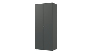 Schrank mit Schloss  Multischrank-System ¦ grau ¦ Maße (cm): B: 80 H: 185 T: 40 Schränke > Kleiderschränke > Drehtürenschränke - Sconto