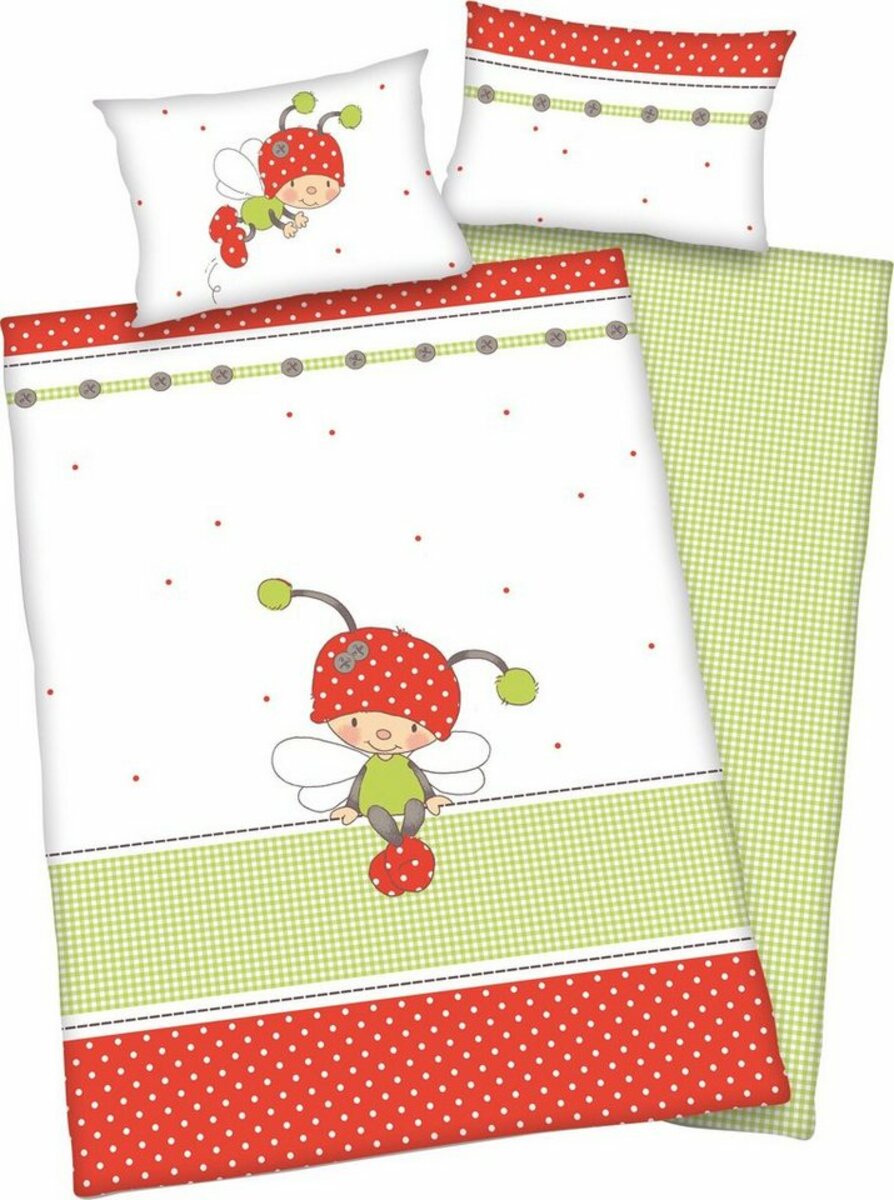 Bild 1 von Babybettwäsche Käferchen, Baby Best, Renforcé, mit niedlichem Motiv