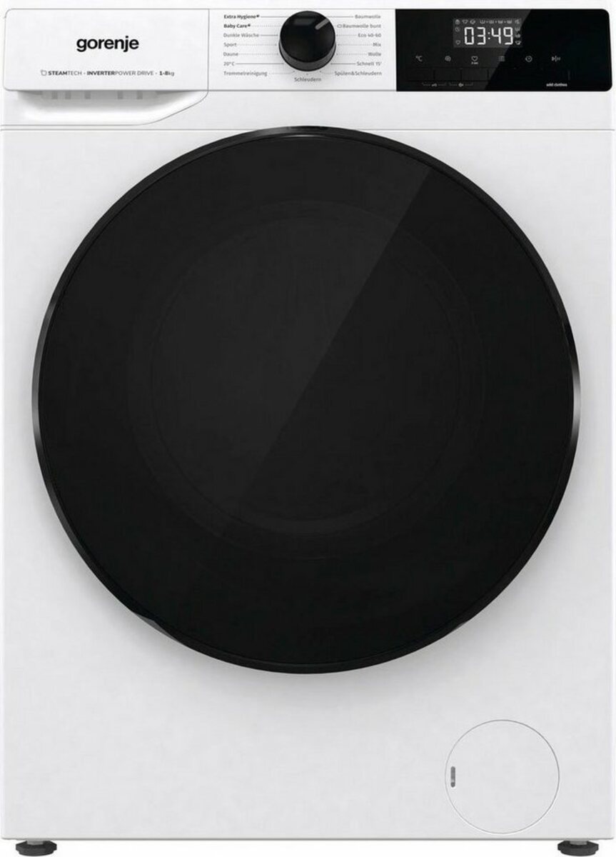 Bild 1 von GORENJE Waschmaschine WNHAI 84 APS/DE, 8 kg, 1400 U/min, AquaStop