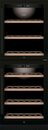 Bild 1 von Caso Weinkühlschrank 777 WineChef Pro 126-2D black, für 126 Standardflaschen á 0,75l