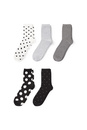 Bild 1 von C&A Multipack 5er-Socken-gepunktet, Schwarz, Größe: 35-38
