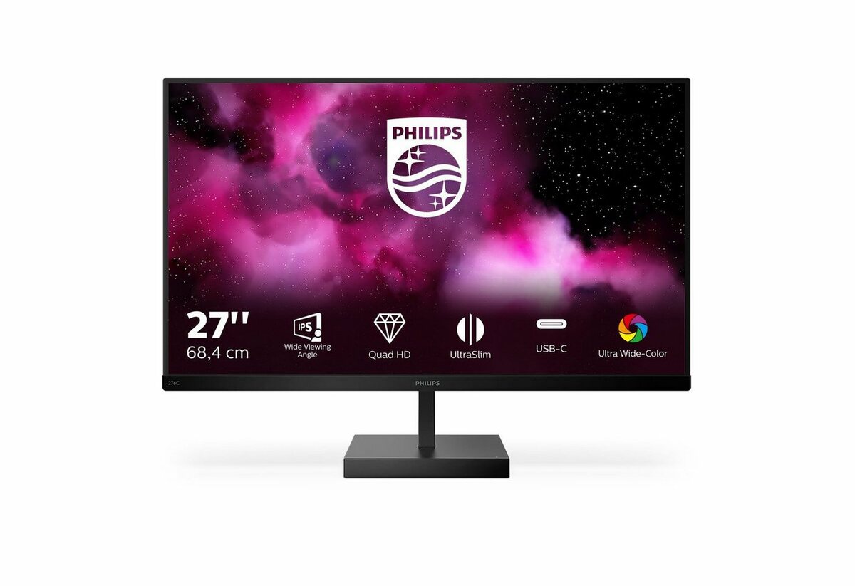 Bild 1 von Philips 276C8/00 LED-Monitor (68,47 cm/15 , 2560 x 1440 px, 4 ms Reaktionszeit, 75 Hz, IPS)"