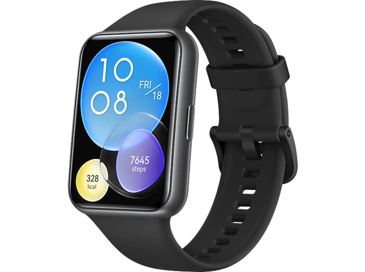 Bild 1 von HUAWEI Watch Fit 2 Active Smartwatch Aluminium Silikon, 130-210 mm, Midnight Black