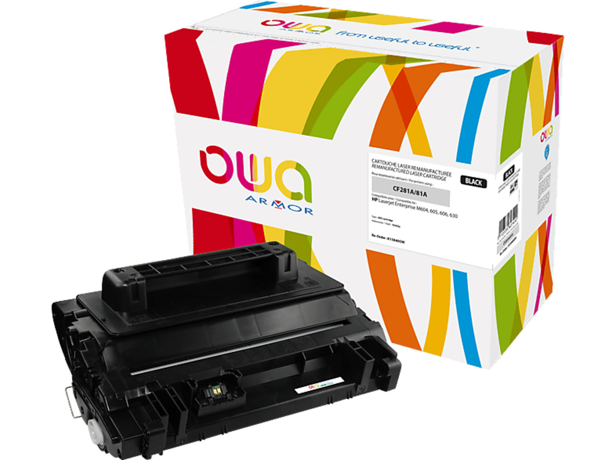 Bild 1 von OWA K15840OW Toner Schwarz (HP CF281A, CF 281 A, 81A BK, NO 81A, BLACK)