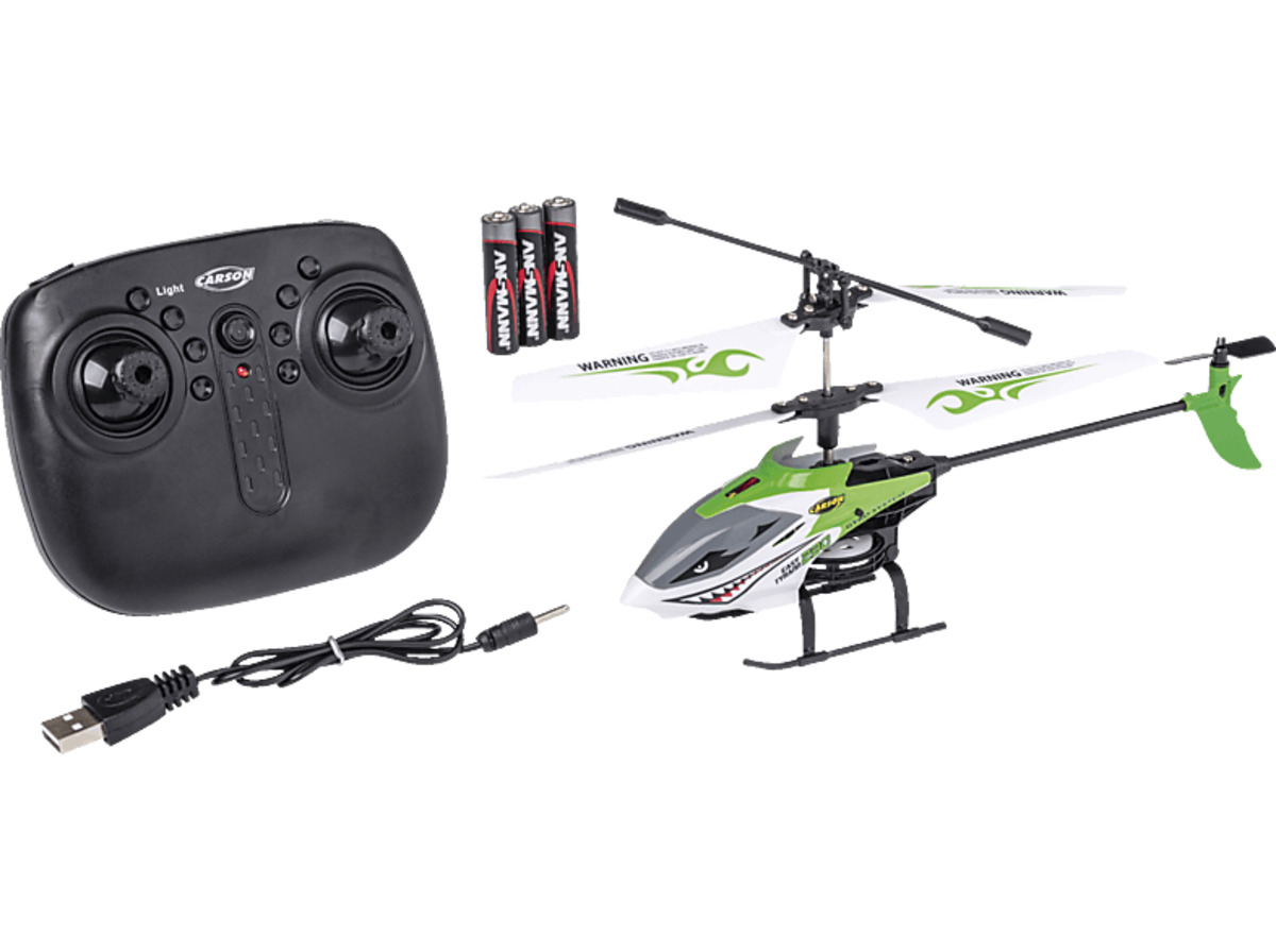 Bild 1 von CARSON Easy Tyrann 230 Gyro 2.4G 100% RTF grün R/C Spielzeughubschrauber, Mehrfarbig