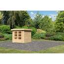 Bild 1 von Karibu Gartenhaus "Calabar 2" SET naturbelassen mit Boden, Dachbahn