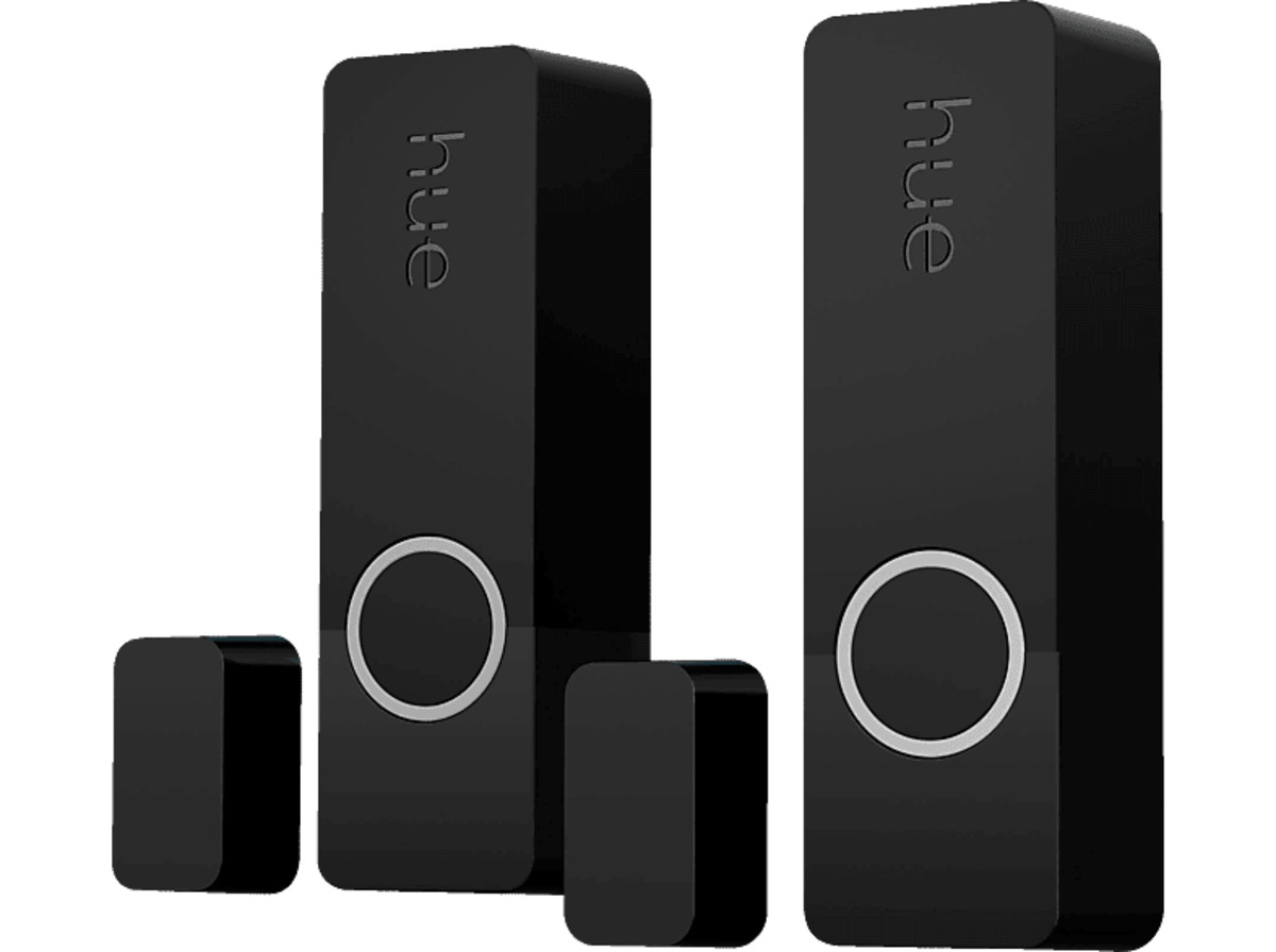 Bild 1 von PHILIPS Hue Secure Doppelpack Tür-/Fensterkontakt, Schwarz
