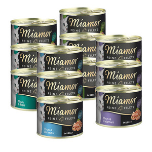 Miamor Feine Filets in Jelly Mixpaket 12x185g