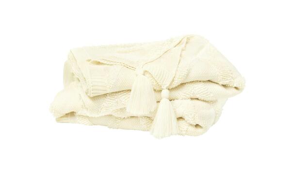Bild 1 von Plaid ¦ beige ¦ Maße (cm): B: 130 H: 1 Heimtextilien > Wohndecken - Sconto