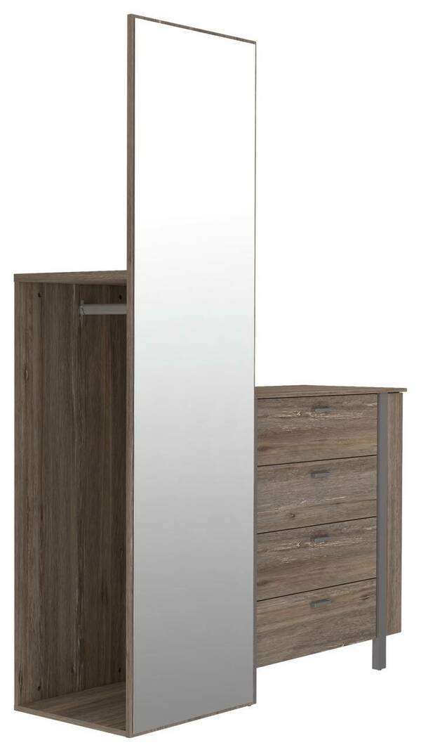 Bild 1 von Hom´in Kommode mit Spiegel MANHATTAN, Holznachbildung