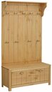 Bild 1 von Home affaire Kompaktgarderobe Mille aus Massivholz, Breite 100 cm, Beige