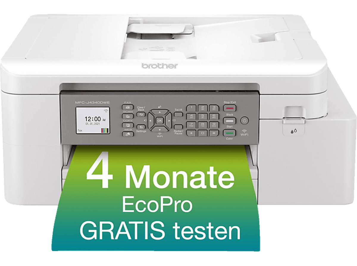 Bild 1 von BROTHER MFC-J4340DWE Piezo-Tintenstrahl Multifunktionsdrucker WLAN