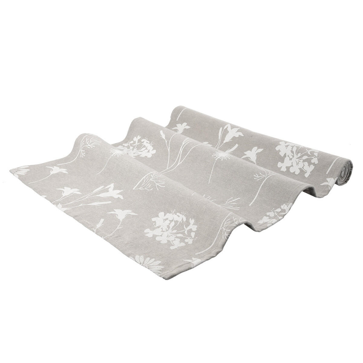 Bild 1 von Tischläufer mit Blumen-Print GRAU