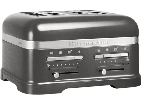 Bild 1 von KITCHENAID 5KMT4205EMS Artisan Toaster Medallion Silber (1250 Watt, Schlitze: 2)