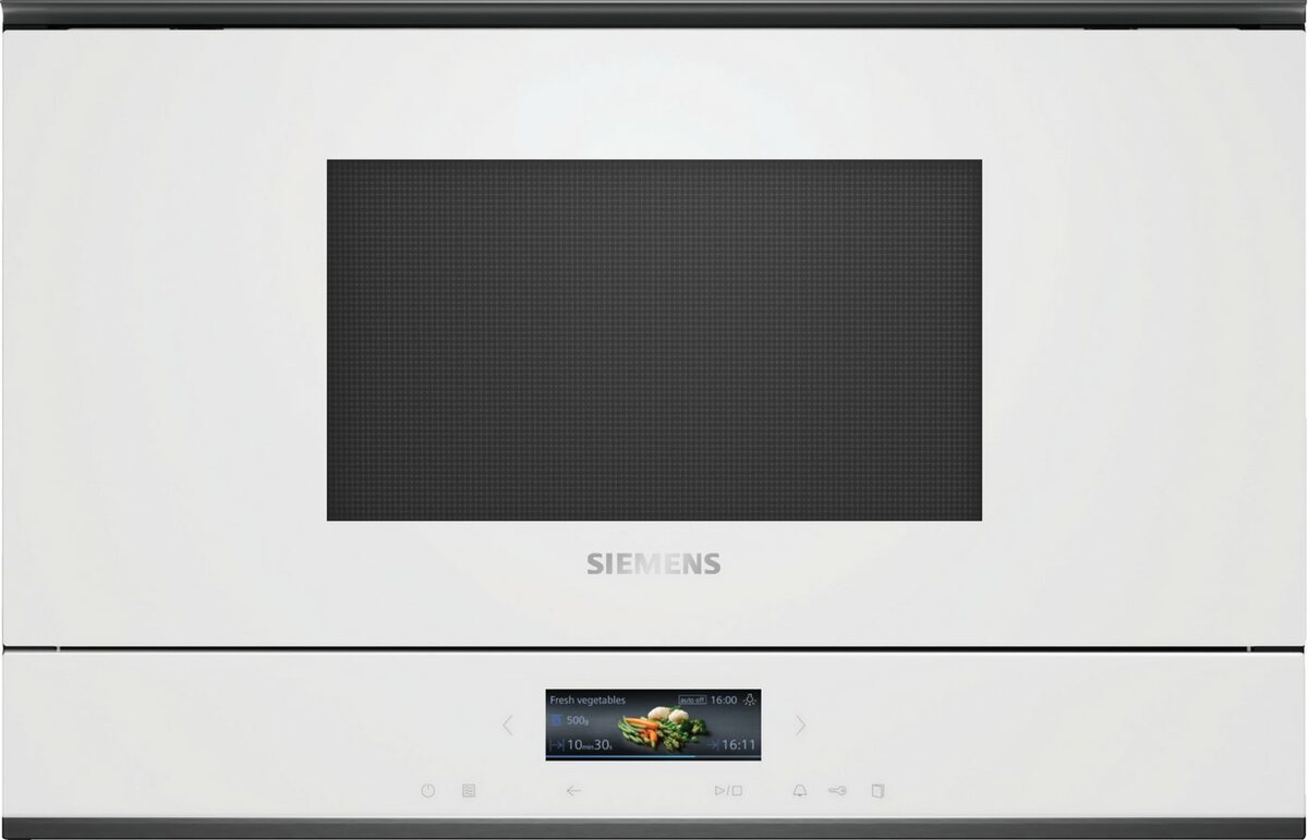 Bild 1 von SIEMENS Einbau-Mikrowelle BF722R1W1, Mikrowelle, 21 l