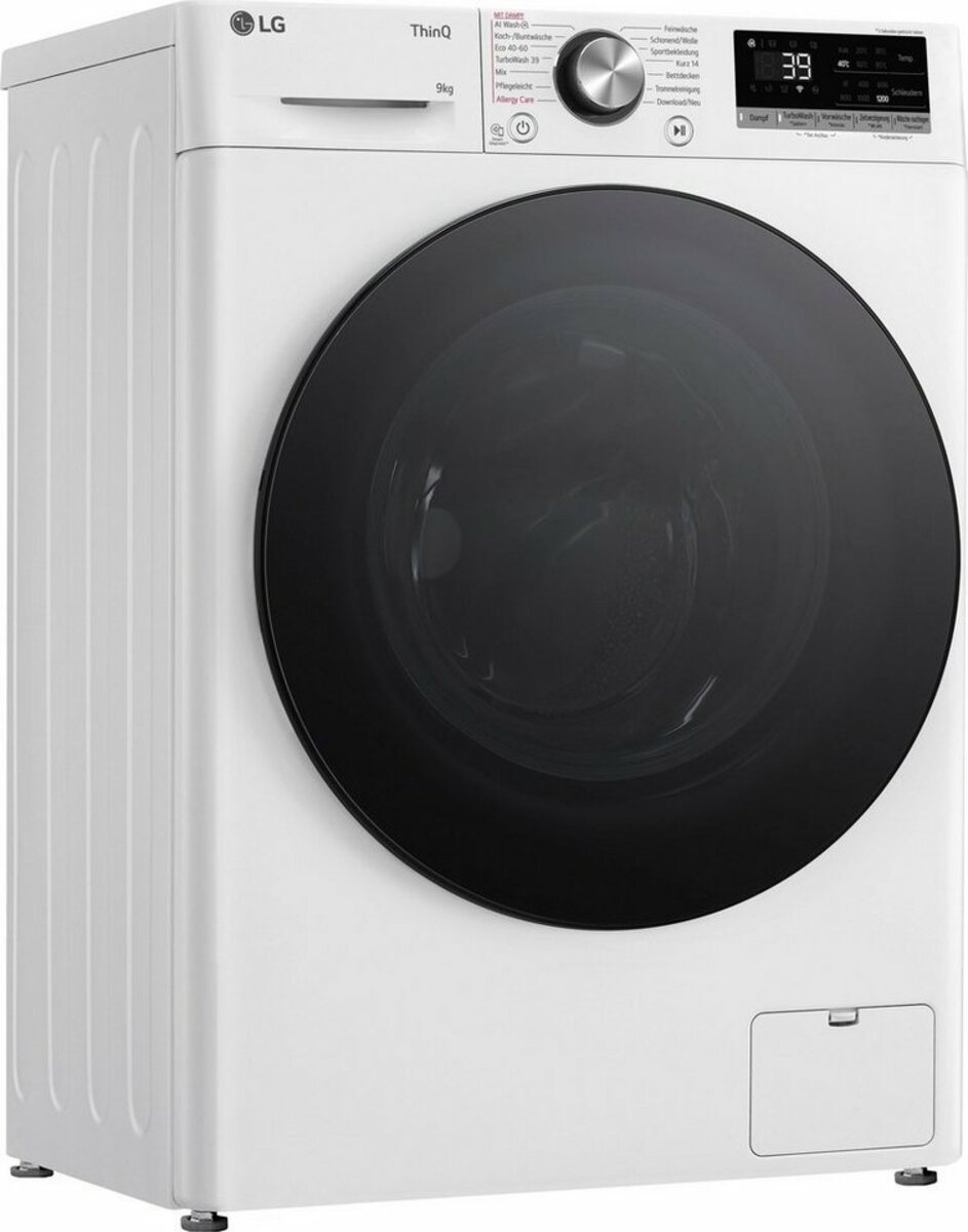 Bild 1 von LG Waschmaschine F2V7SLIM9, 9 kg, 1200 U/min, Raumsparer: nur 53,5 cm tief