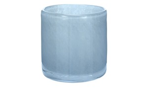 Teelichtglas ¦ blau ¦ Glas  ¦ Maße (cm): H: 8,5  Ø: [8.3] Dekoration > Kerzen & Lichter > Teelichthalter - Sconto