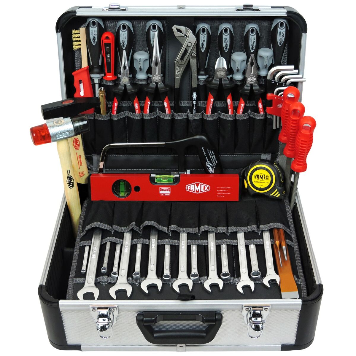 Bild 1 von FAMEX 420-88 Profi Werkzeugkoffer mit Top-Werkzeug