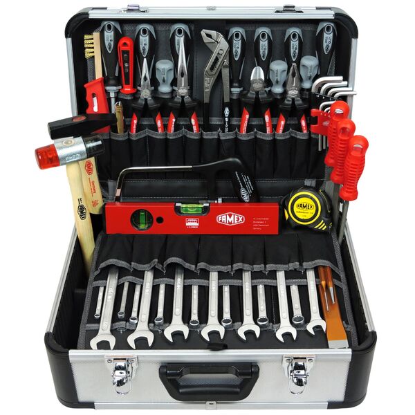 Bild 1 von FAMEX 420-88 Profi Werkzeugkoffer mit Top-Werkzeug