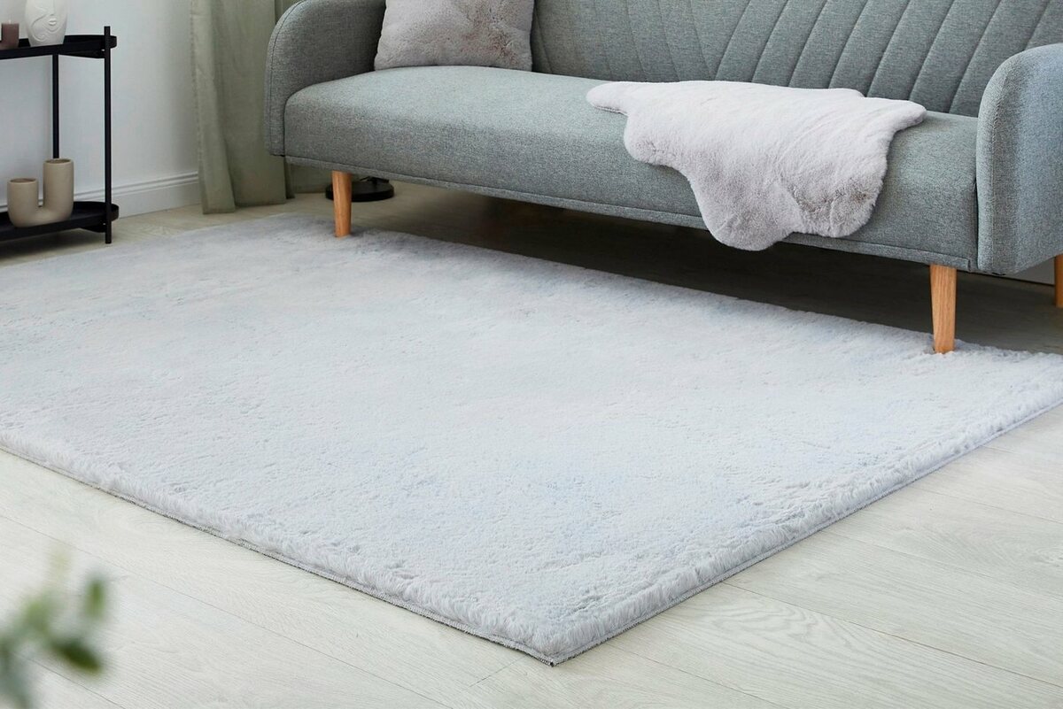 Bild 1 von Fellteppich Novara, LUXOR living, rechteckig, Höhe: 30 mm, Kunstfell, Kaninchenfell-Haptik, besonders weicher Hochflor