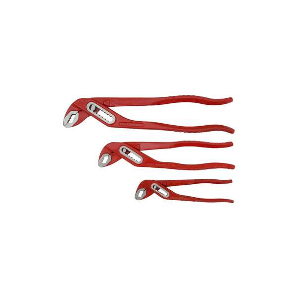Bild 1 von FAMEX 3296 Wasserpumpenzangen Set - Rohrzangen Satz - 170mm / 240mm / 300mm
