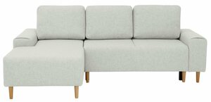 INOSIGN Ecksofa Samu, wahlweise mit Bettfunktion und Bettkasten, Beige