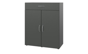 Schuhschrank  Multischrank-System ¦ grau ¦ Maße (cm): B: 80 H: 98 T: 40 Flur- & Dielenmöbel > Schuhschränke - Sconto
