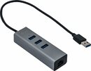 Bild 1 von I-TEC USB-A Metal HUB 3 Port Giga USB-Adapter