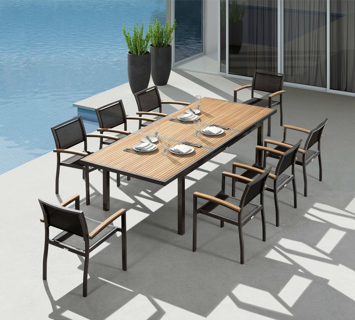 Bild 1 von Bella sole Garten-Essgruppe Melbourne, Schwarz