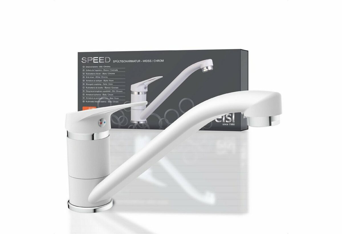 Bild 1 von Eisl Spültischarmatur Speed 360° schwenkbarer Wasserhahn, Mischbatterie Küche, Spültischarmatur