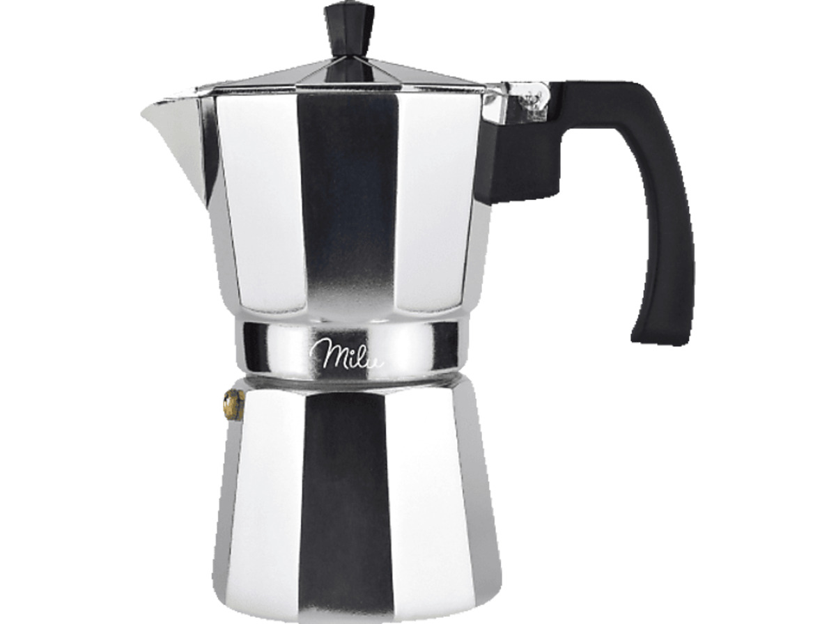 Bild 1 von MILU 5048 ALU 5-tlg. Set Espressokocher Silber