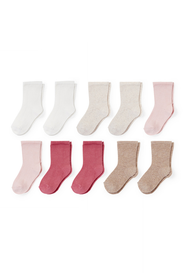 Bild 1 von C&A Multipack 10er-Baby-Socken, Rosa, Größe: 15-17